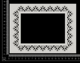Tiffany Frame - Rectangle - White Chipboard