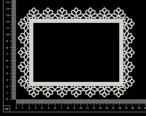 Tiffany Frame - Rectangle - White Chipboard