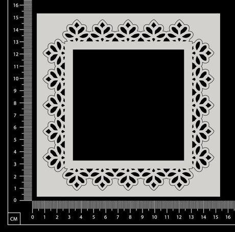 Tiffany Frame - Square - White Chipboard