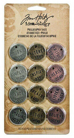 Tim Holtz - Philosophy Tags