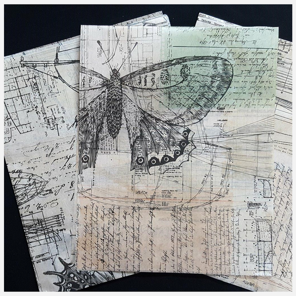 Decoupage Tissue Sheets - C - Set of 3 Pieces