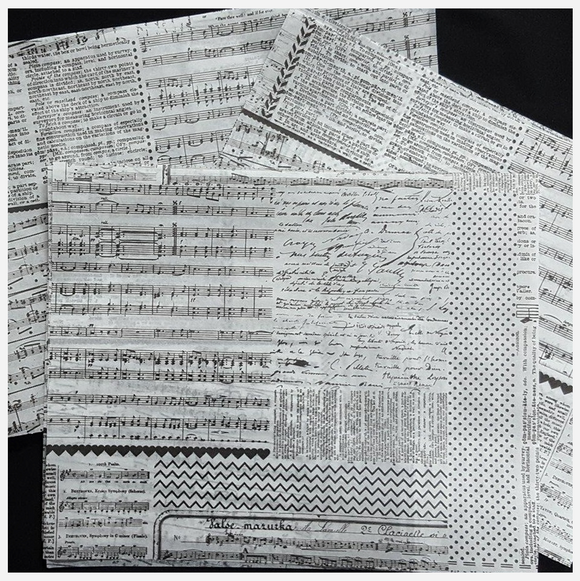 Decoupage Tissue Sheets - E - Set of 3 Pieces