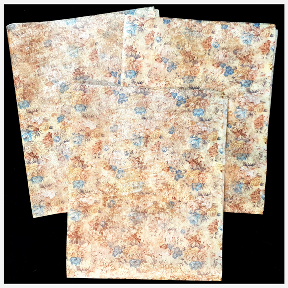 Decoupage Tissue Sheets - H - Set of 3 Pieces