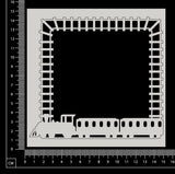 Train Frame - White Chipboard