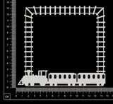 Train Frame - White Chipboard