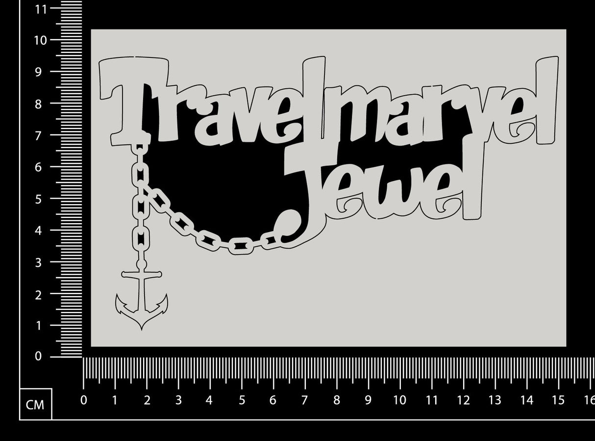 Travelmarvel Jewel - White Chipboard