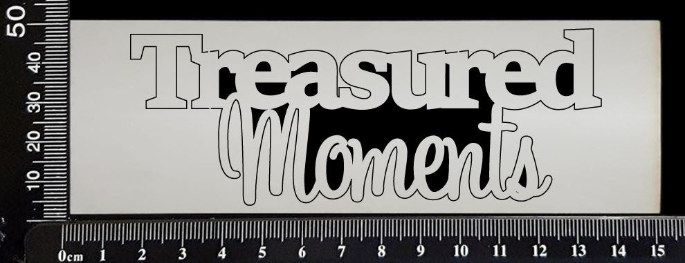 Treasured Moments - White Chipboard
