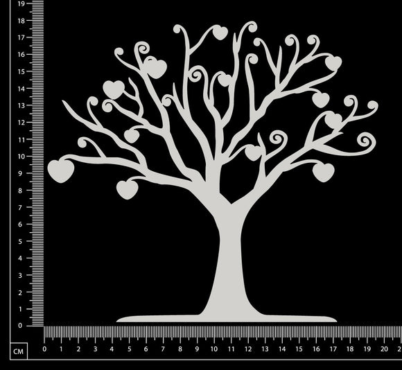 Tree - B - White Chipboard
