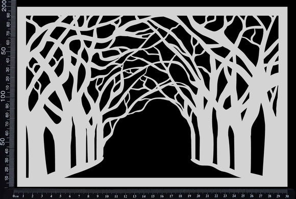 Tree Arch - Stencil - 200mm x 300mm