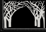 Tree Arch - Large - White Chipboard