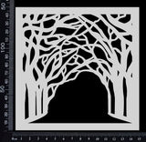 Tree Arch - Stencil - 150mm x 150mm