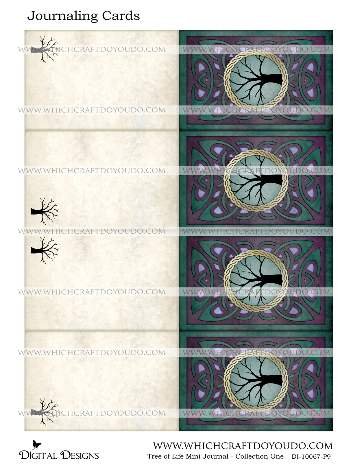 Tree of Life Mini Journal - Collection One - DI-10067 - Digital Download