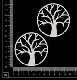 Tree of Life Set - White Chipboard