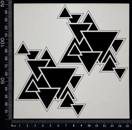 Triangle Mesh Set - Small - White Chipboard