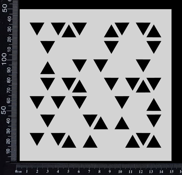 Triangles - Stencil - 150mm x 150mm