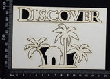 Tropical Scene - Discover - White Chipboard