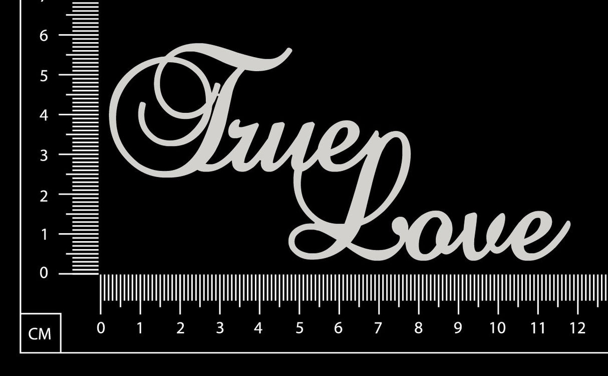 True Love - B - White Chipboard