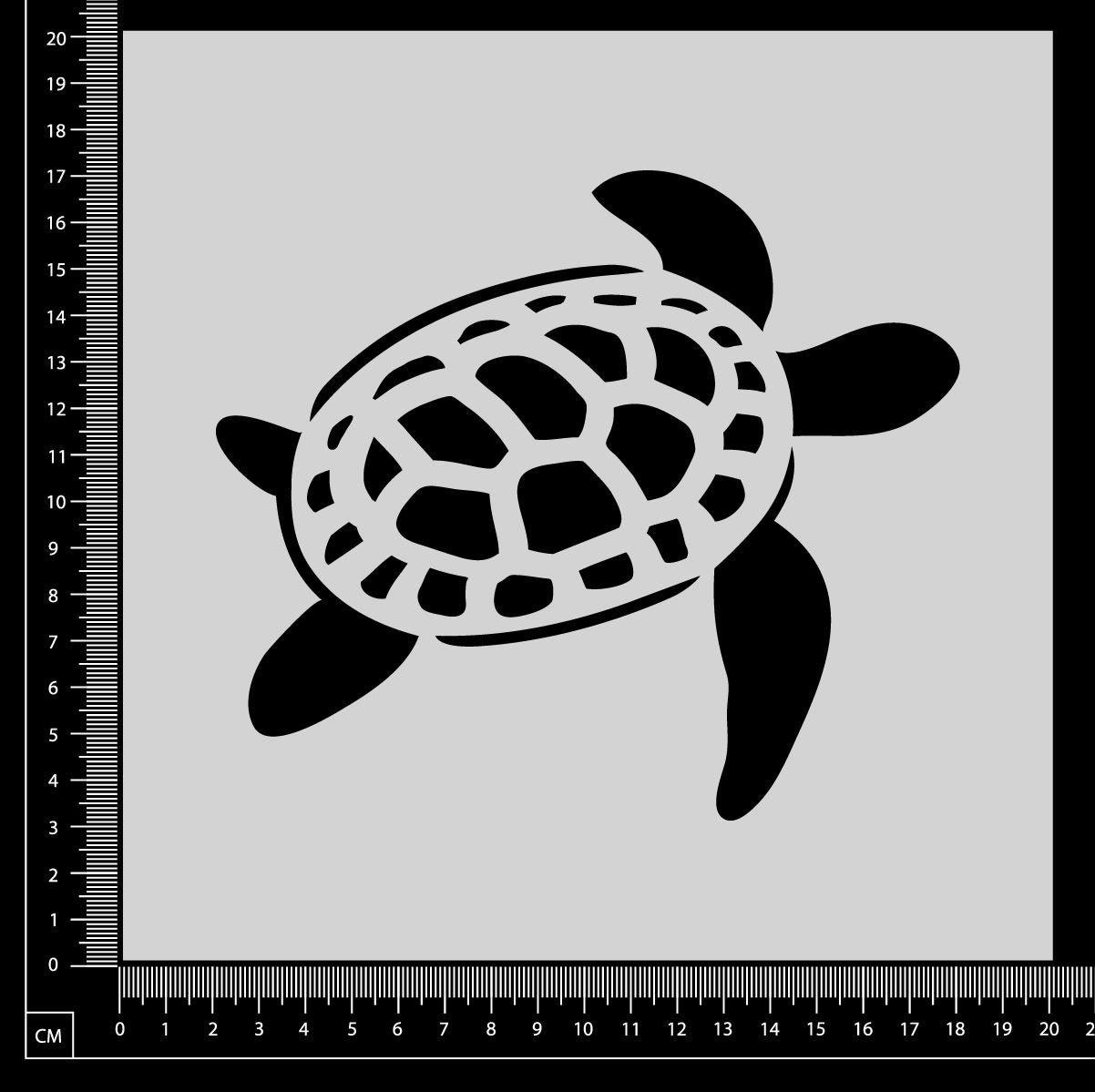 Turtle - B - Stencil - 200mm x 200mm
