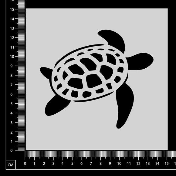 Turtle - B - Stencil - 150mm x 150mm