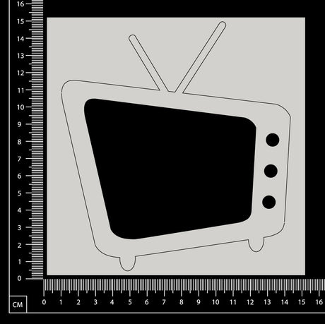 TV Frame - White Chipboard