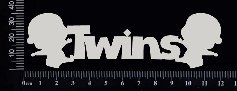 Twins - B - White Chipboard