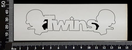 Twins - B - White Chipboard
