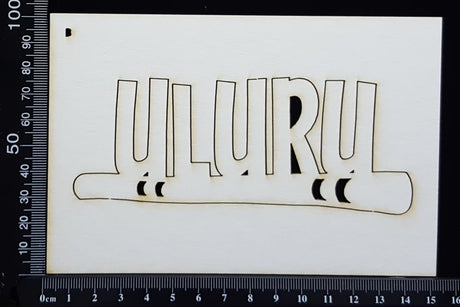 Uluru - B - White Chipboard