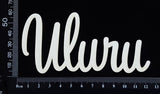 Uluru - C - White Chipboard