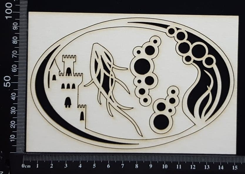 Underwater Frame Set - A - White Chipboard