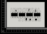 Universal Studios - White Chipboard