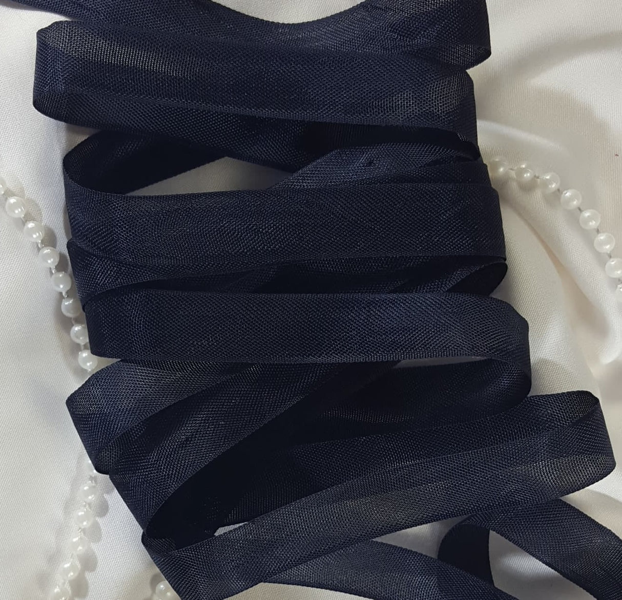 Seam Binding - VH - Midnight Navy - 5 meters