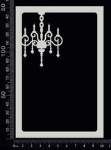 Scenic Frame - Chandellier - White Chipboard