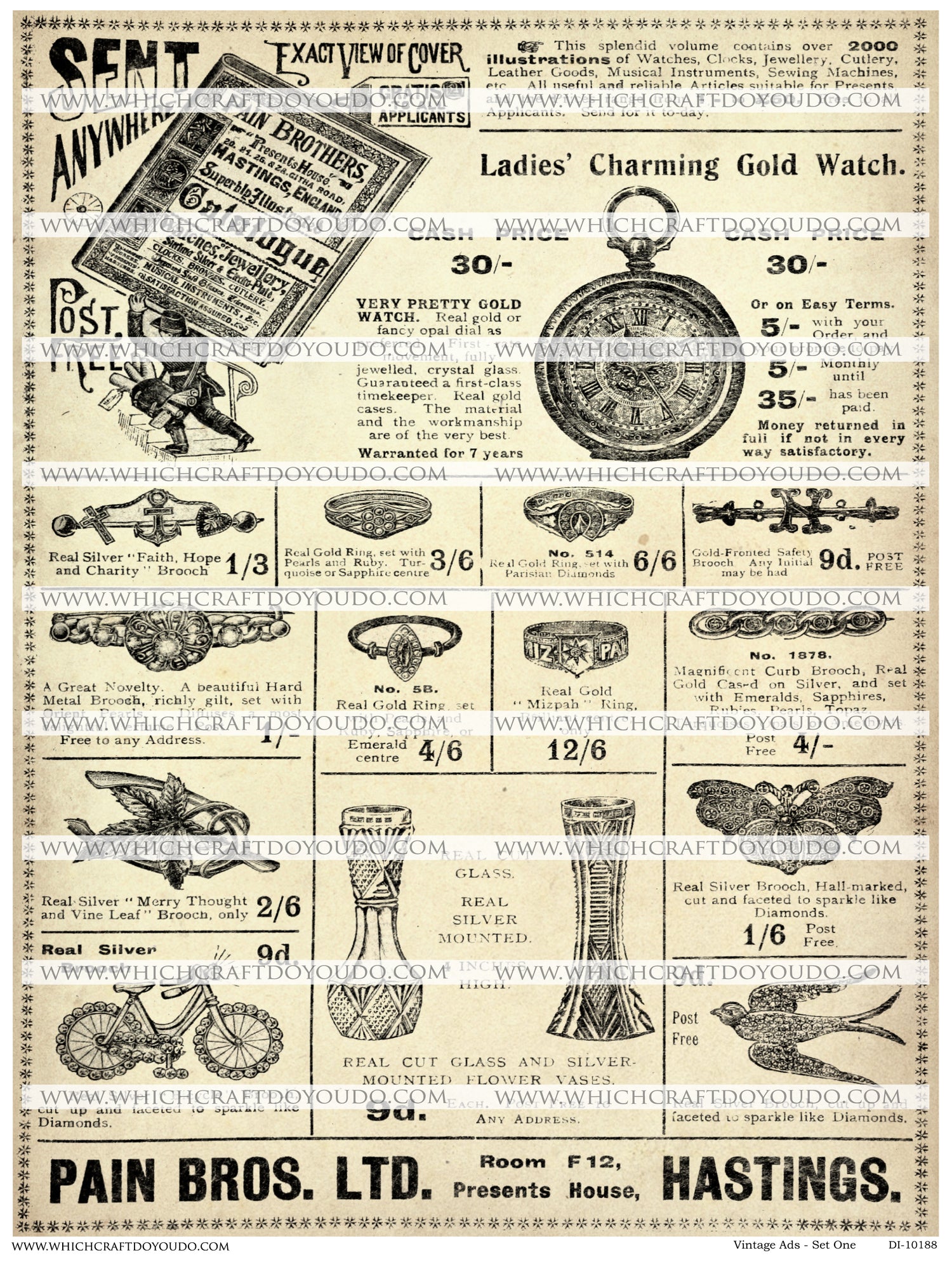 Vintage Ads - Set One - DI-10188 - Digital Download