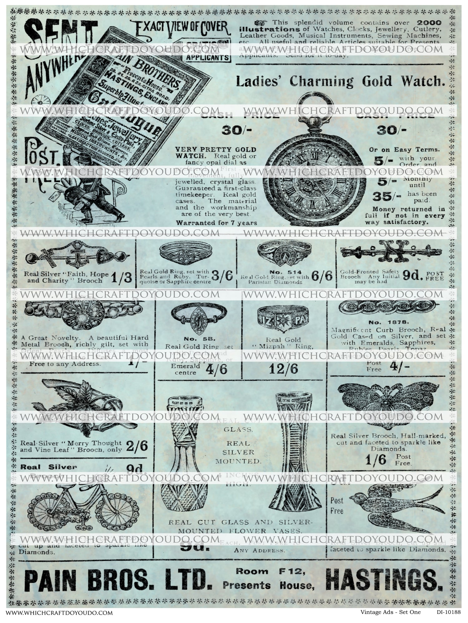 Vintage Ads - Set One - DI-10188 - Digital Download