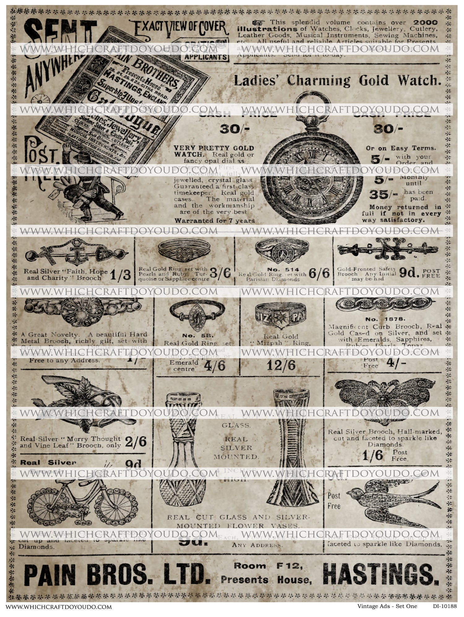 Vintage Ads - Set One - DI-10188 - Digital Download