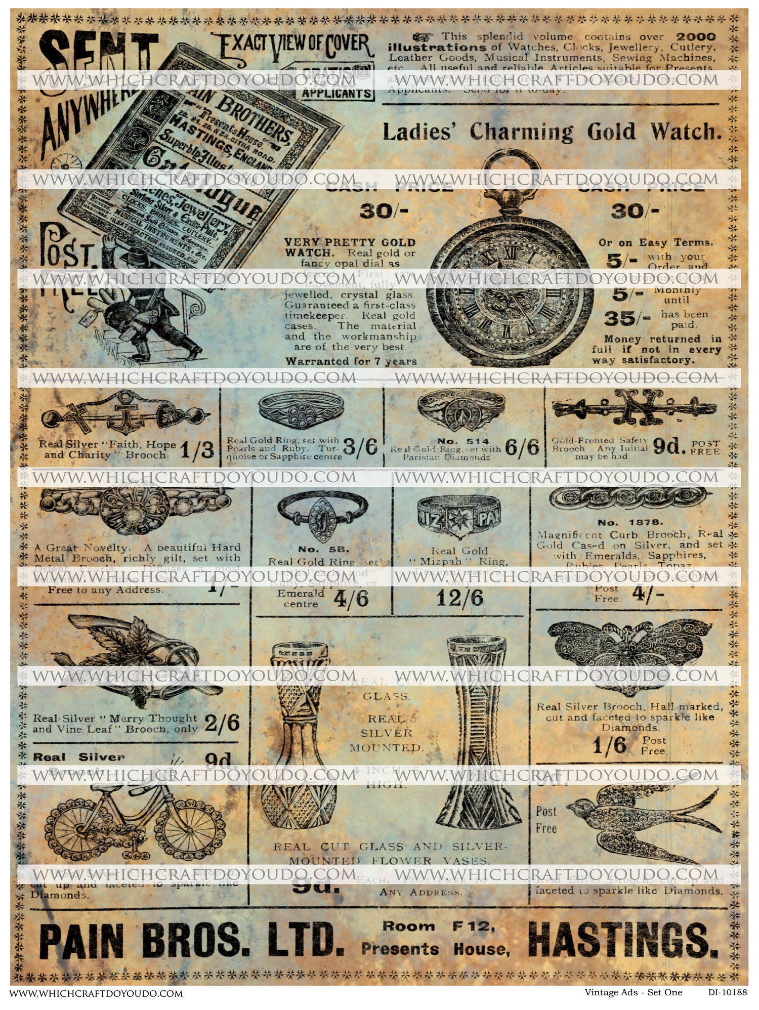 Vintage Ads - Set One - DI-10188 - Digital Download