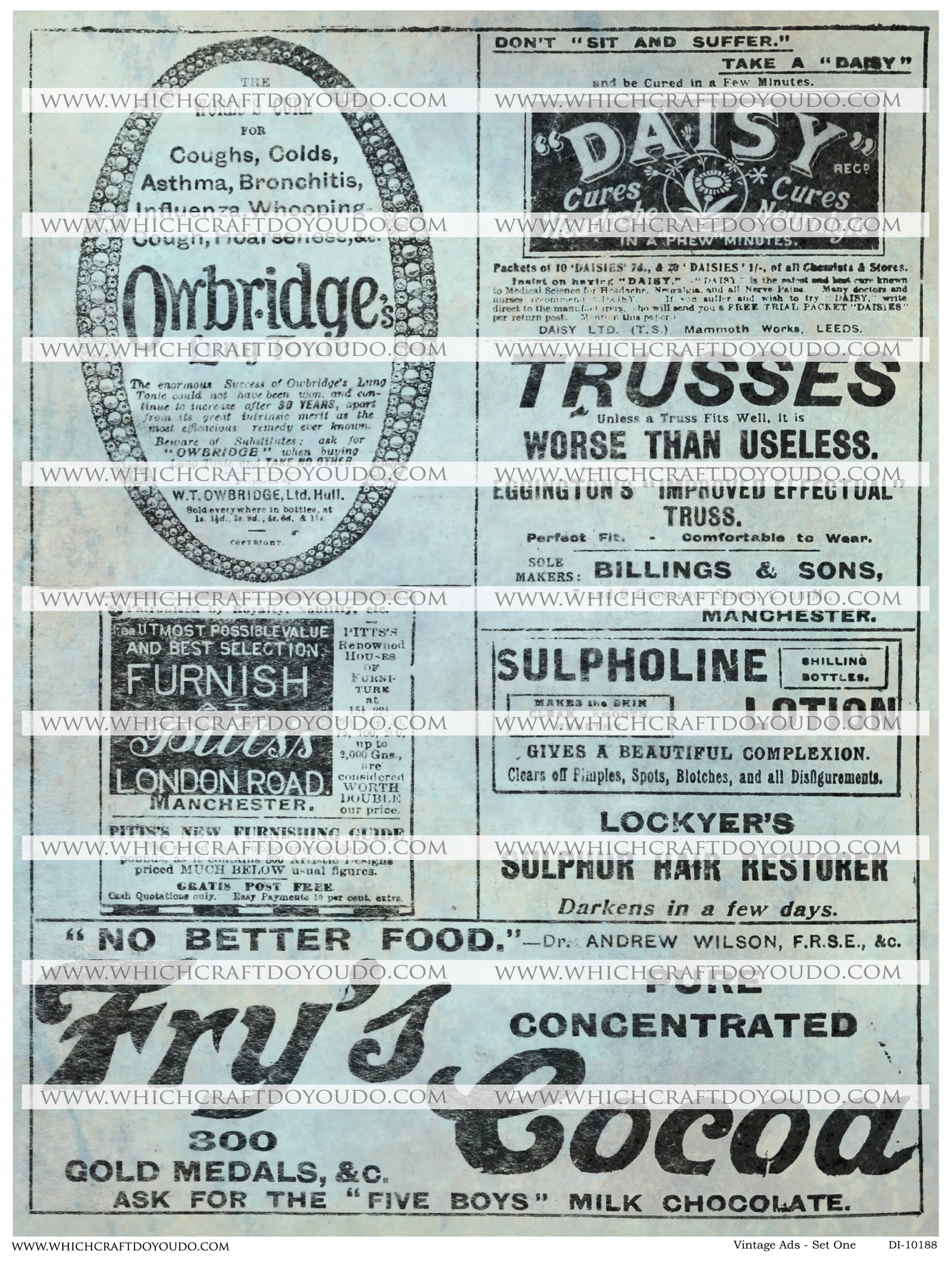 Vintage Ads - Set One - DI-10188 - Digital Download