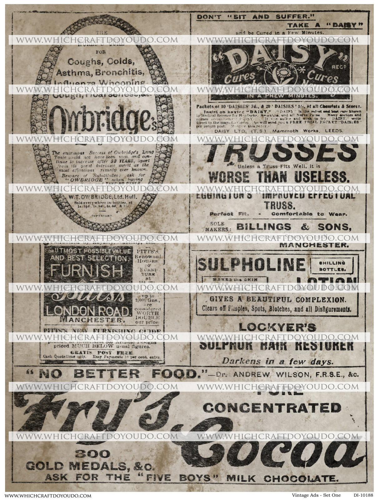 Vintage Ads - Set One - DI-10188 - Digital Download