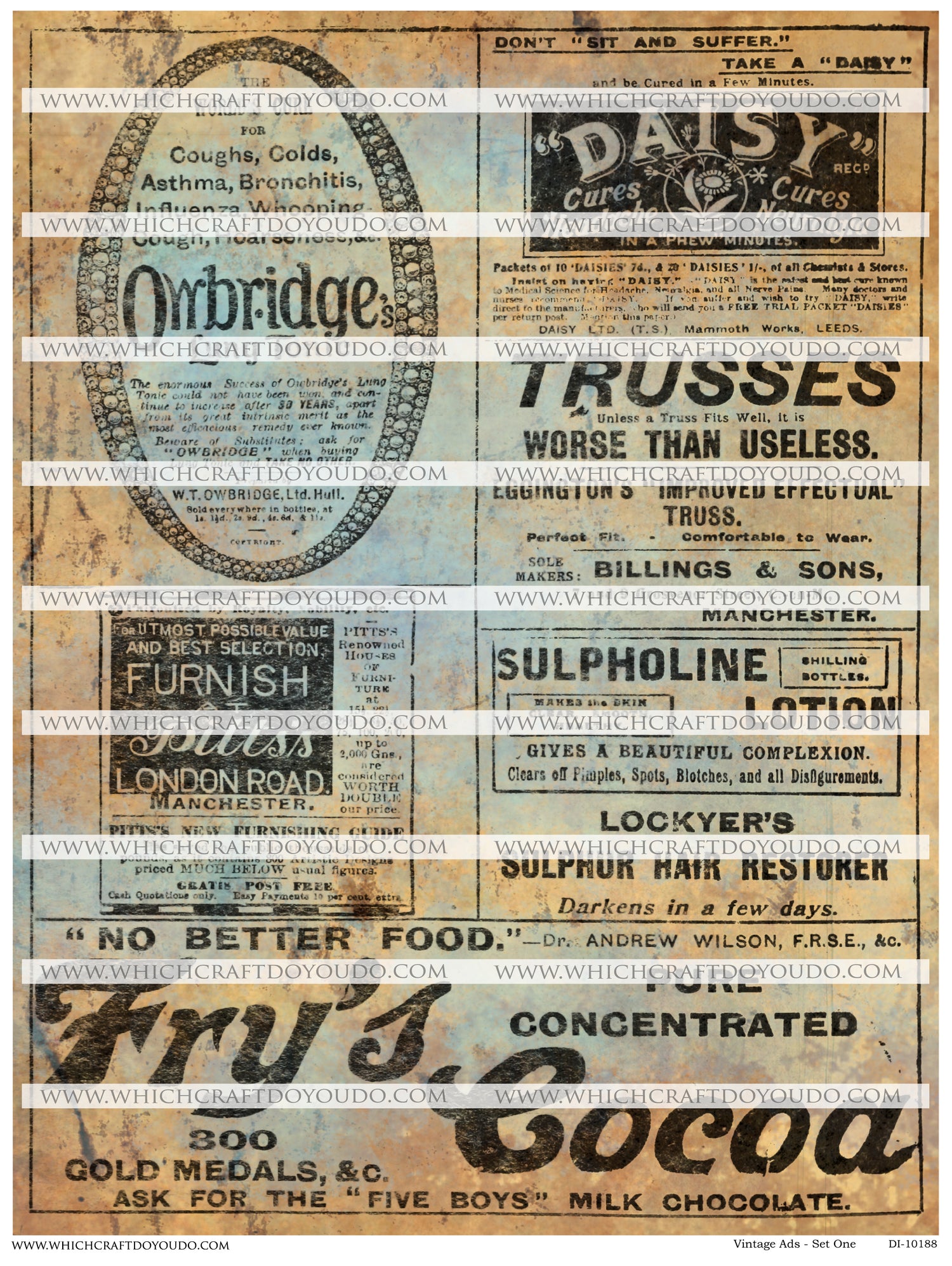 Vintage Ads - Set One - DI-10188 - Digital Download