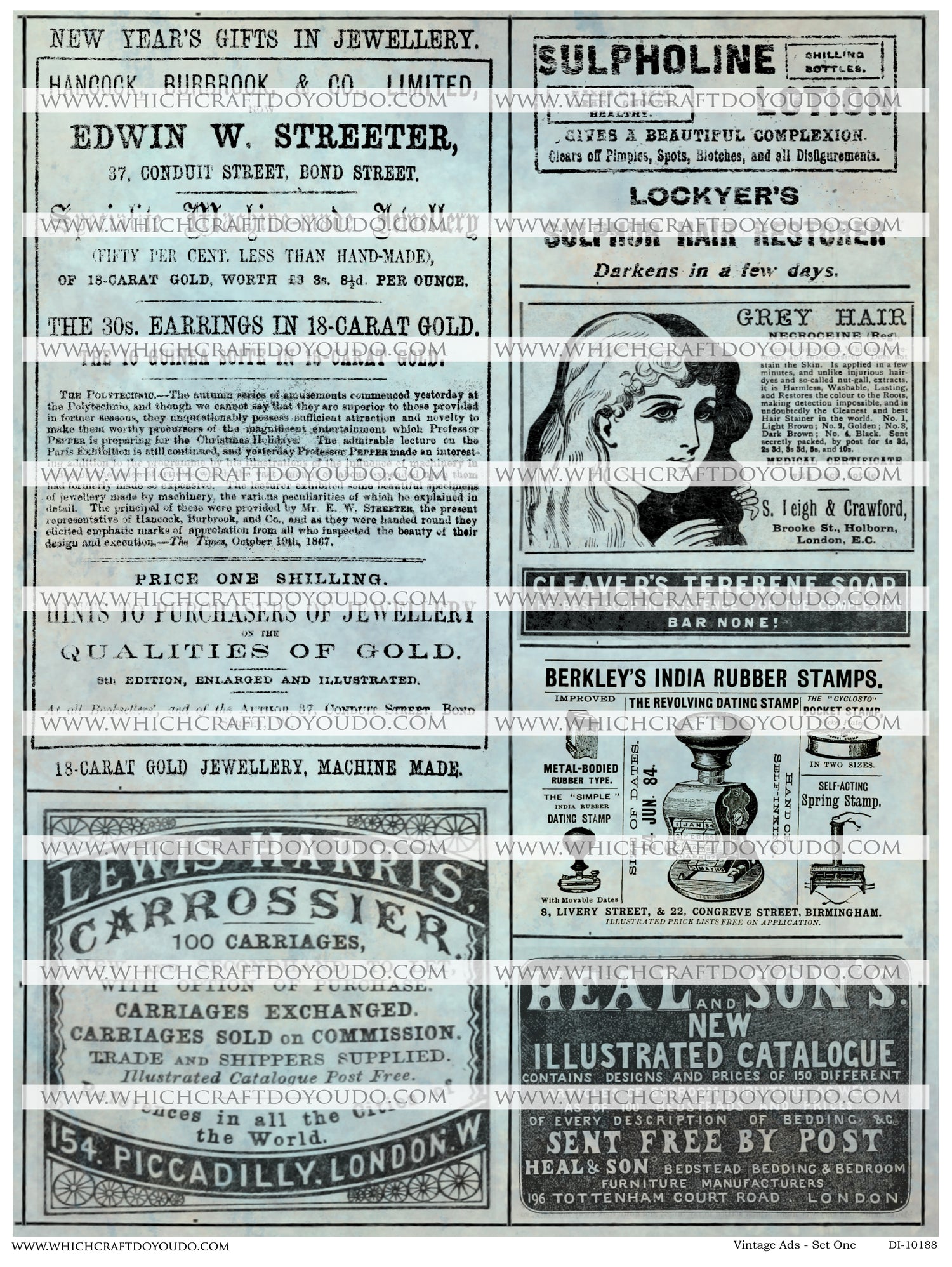 Vintage Ads - Set One - DI-10188 - Digital Download