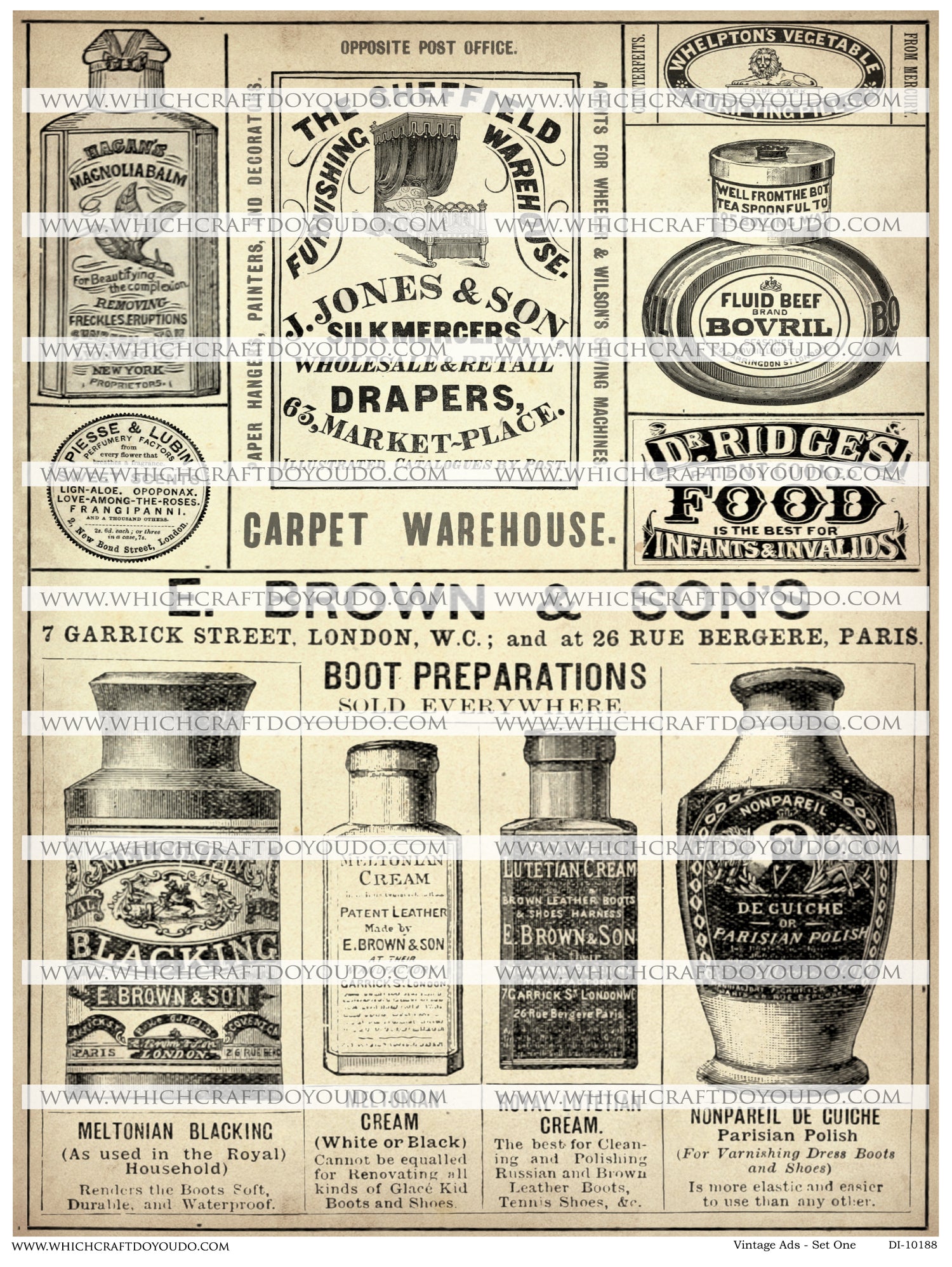 Vintage Ads - Set One - DI-10188 - Digital Download