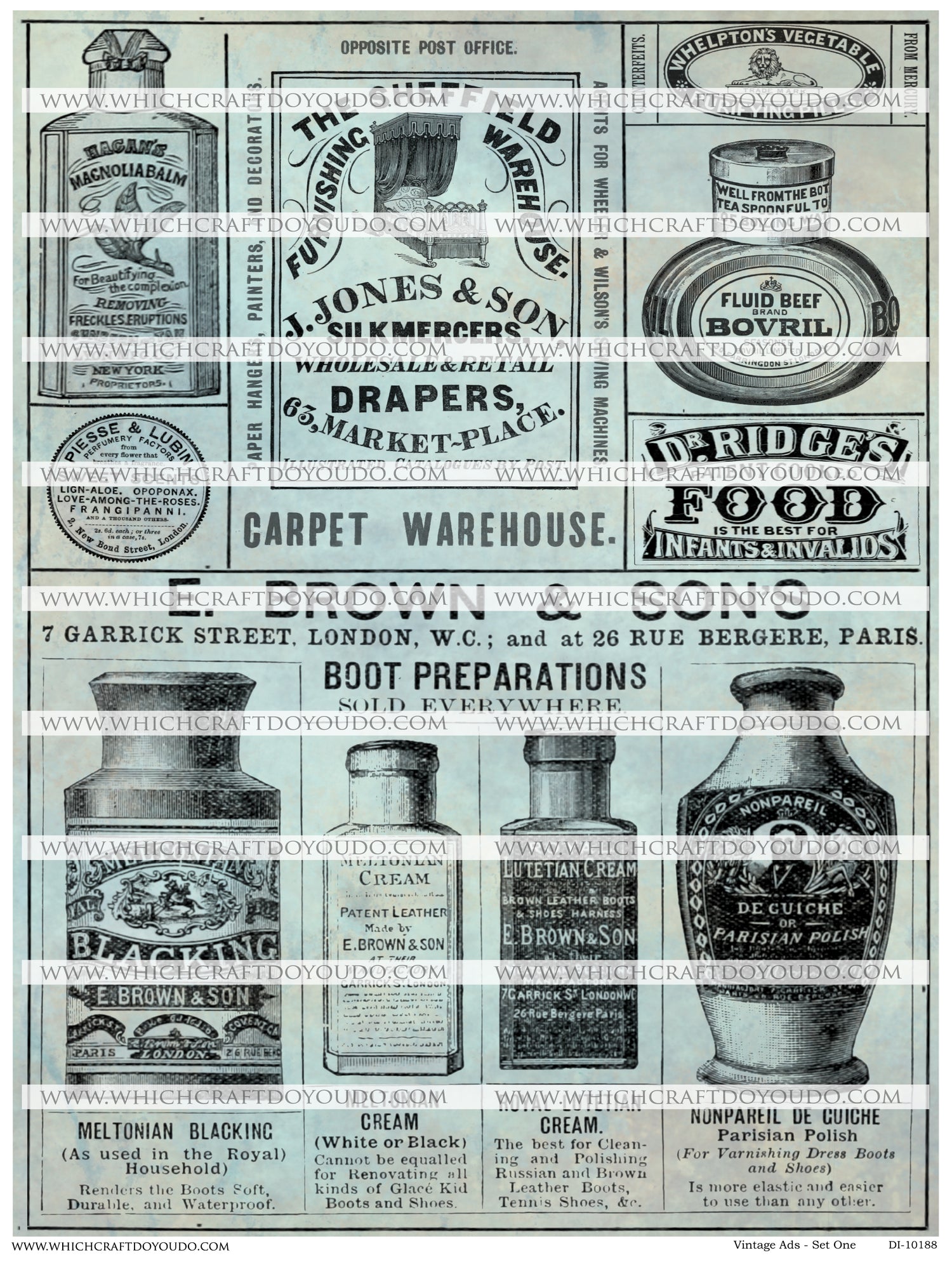 Vintage Ads - Set One - DI-10188 - Digital Download