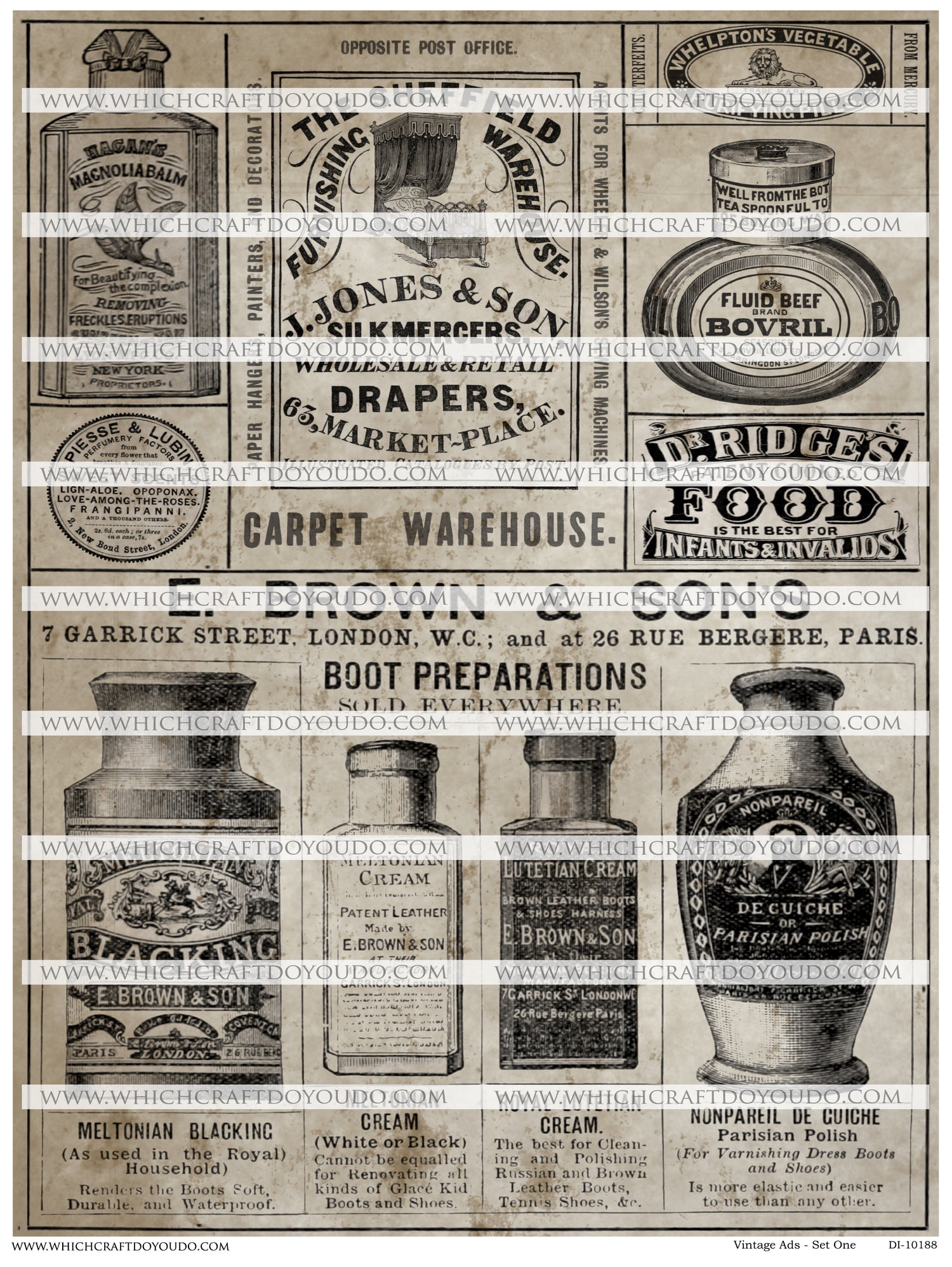 Vintage Ads - Set One - DI-10188 - Digital Download