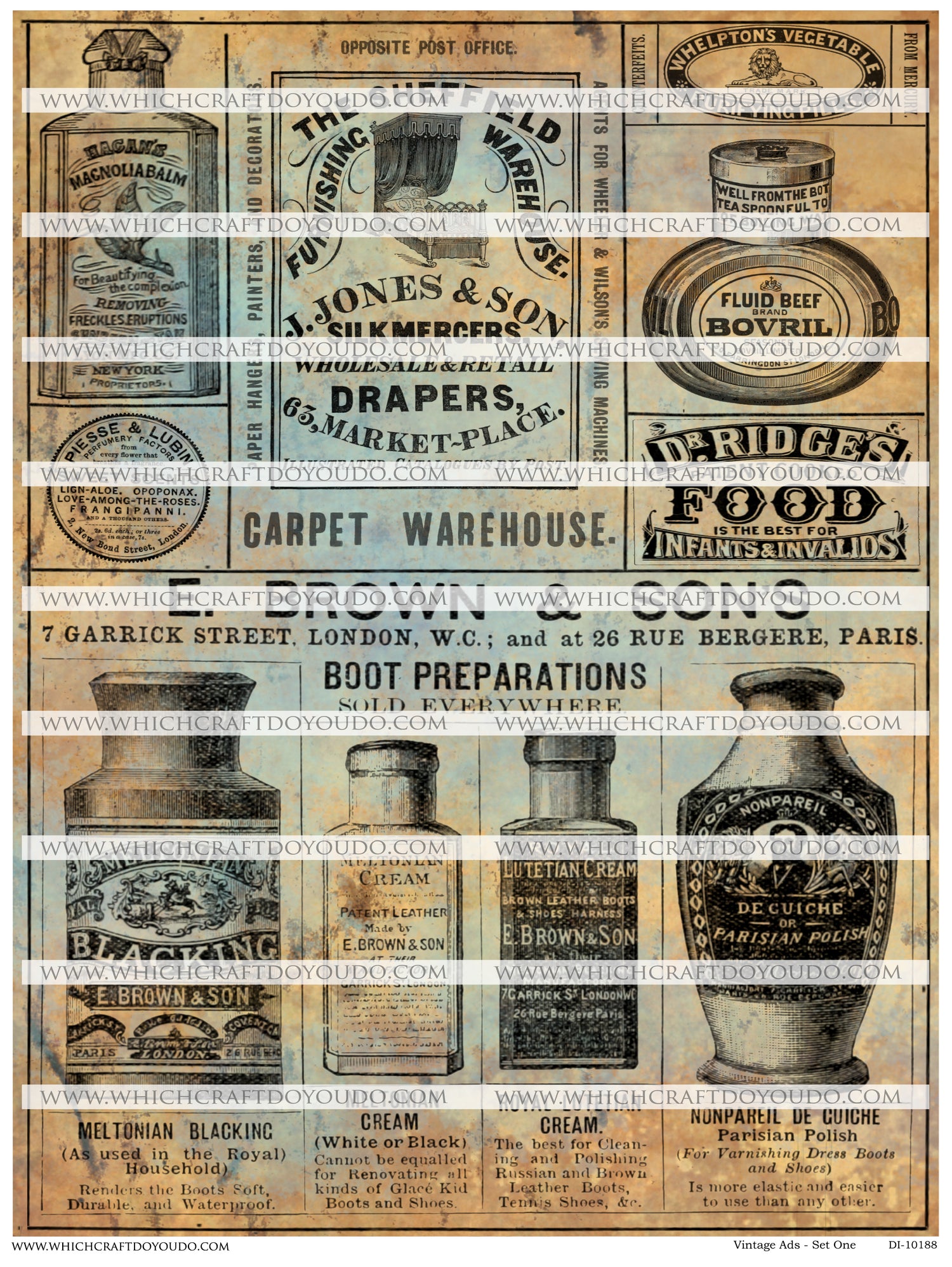 Vintage Ads - Set One - DI-10188 - Digital Download