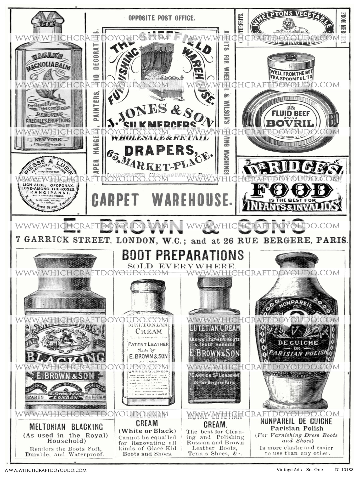 Vintage Ads - Set One - DI-10188 - Digital Download