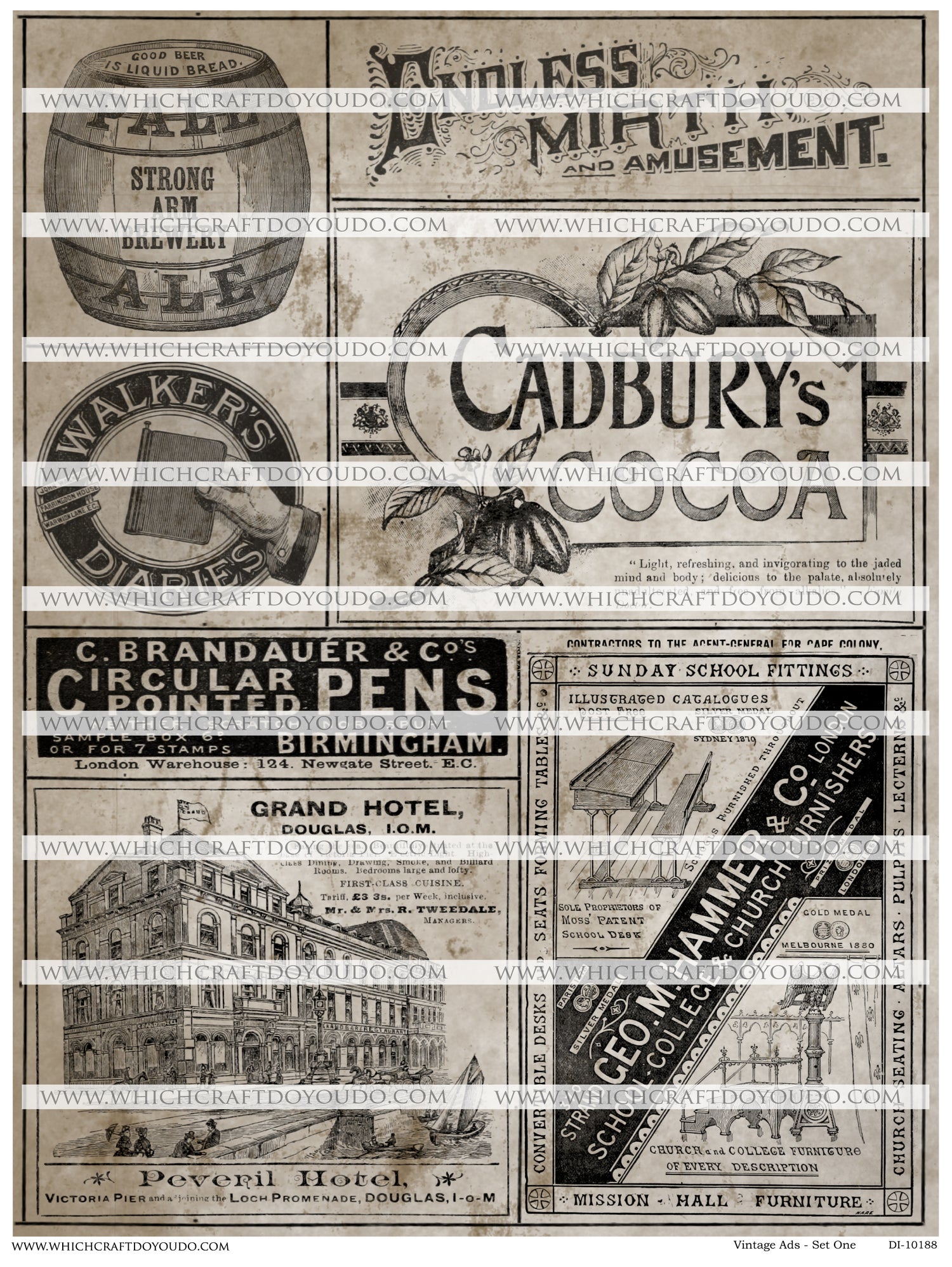 Vintage Ads - Set One - DI-10188 - Digital Download