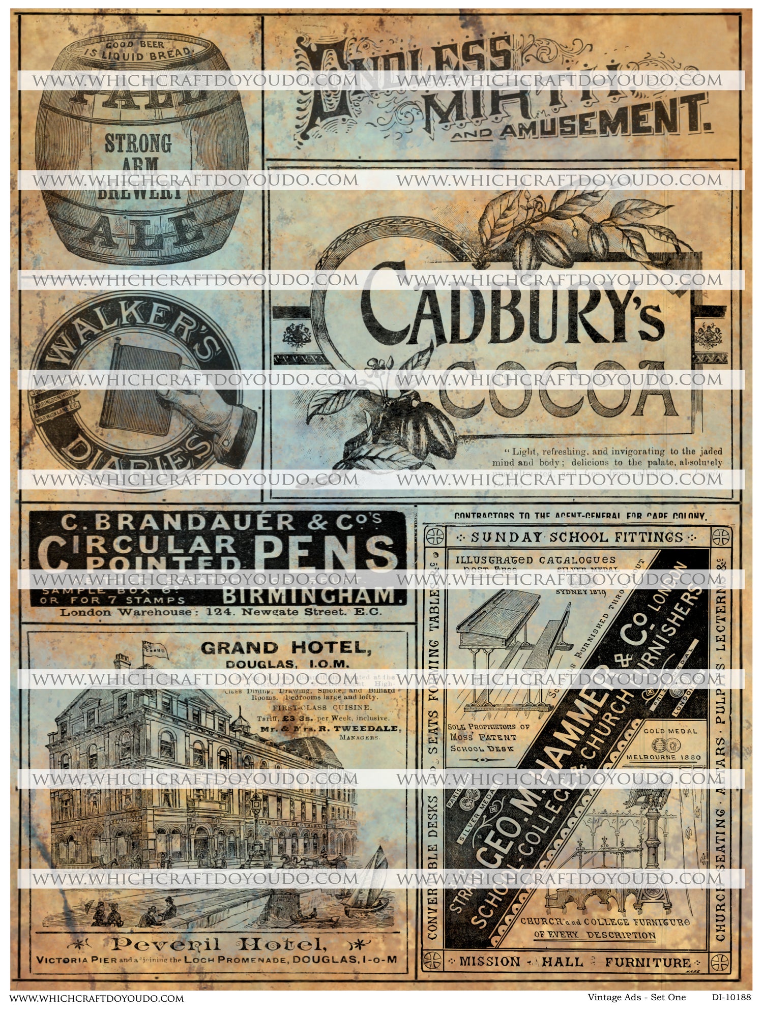 Vintage Ads - Set One - DI-10188 - Digital Download