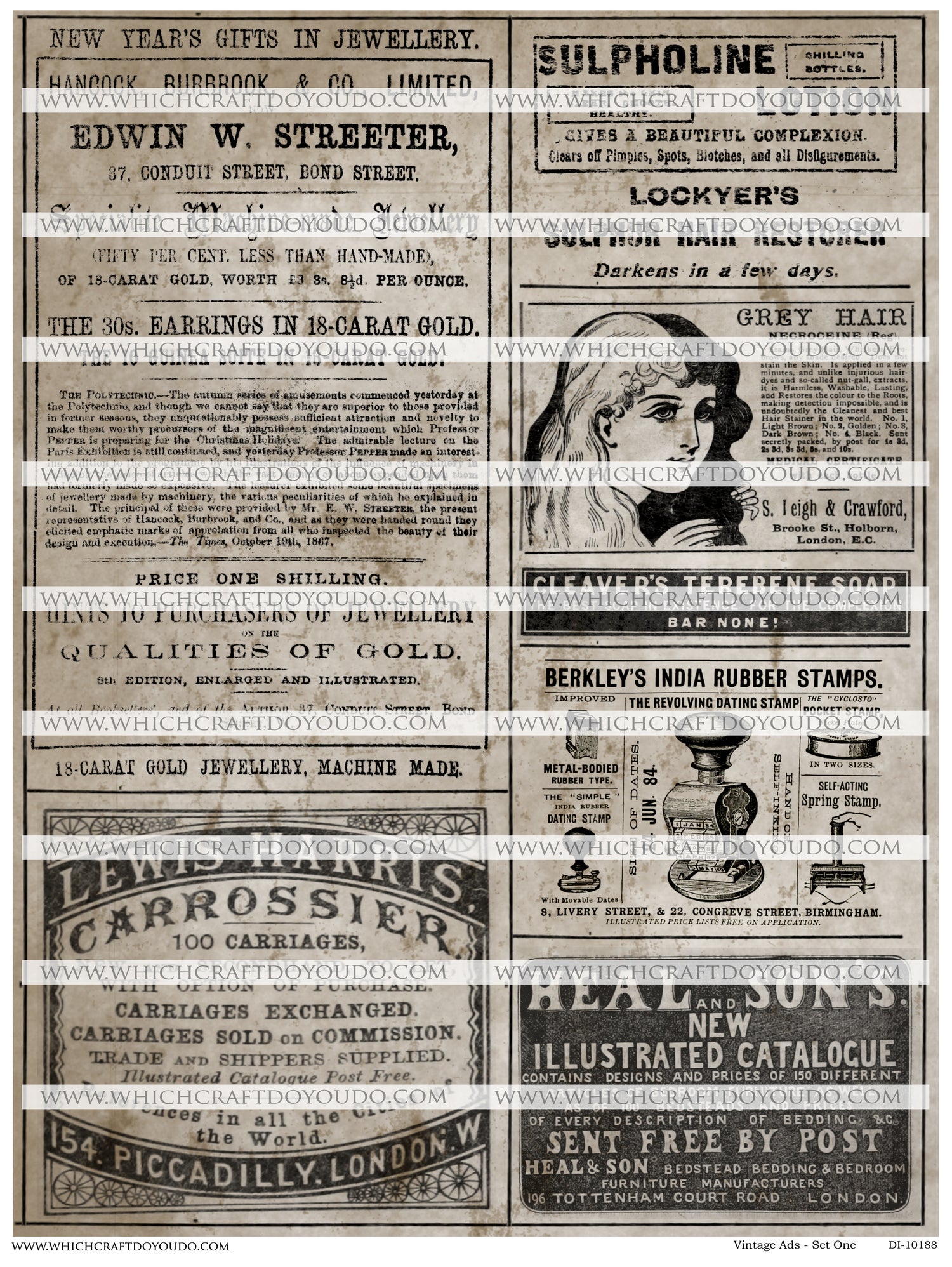 Vintage Ads - Set One - DI-10188 - Digital Download