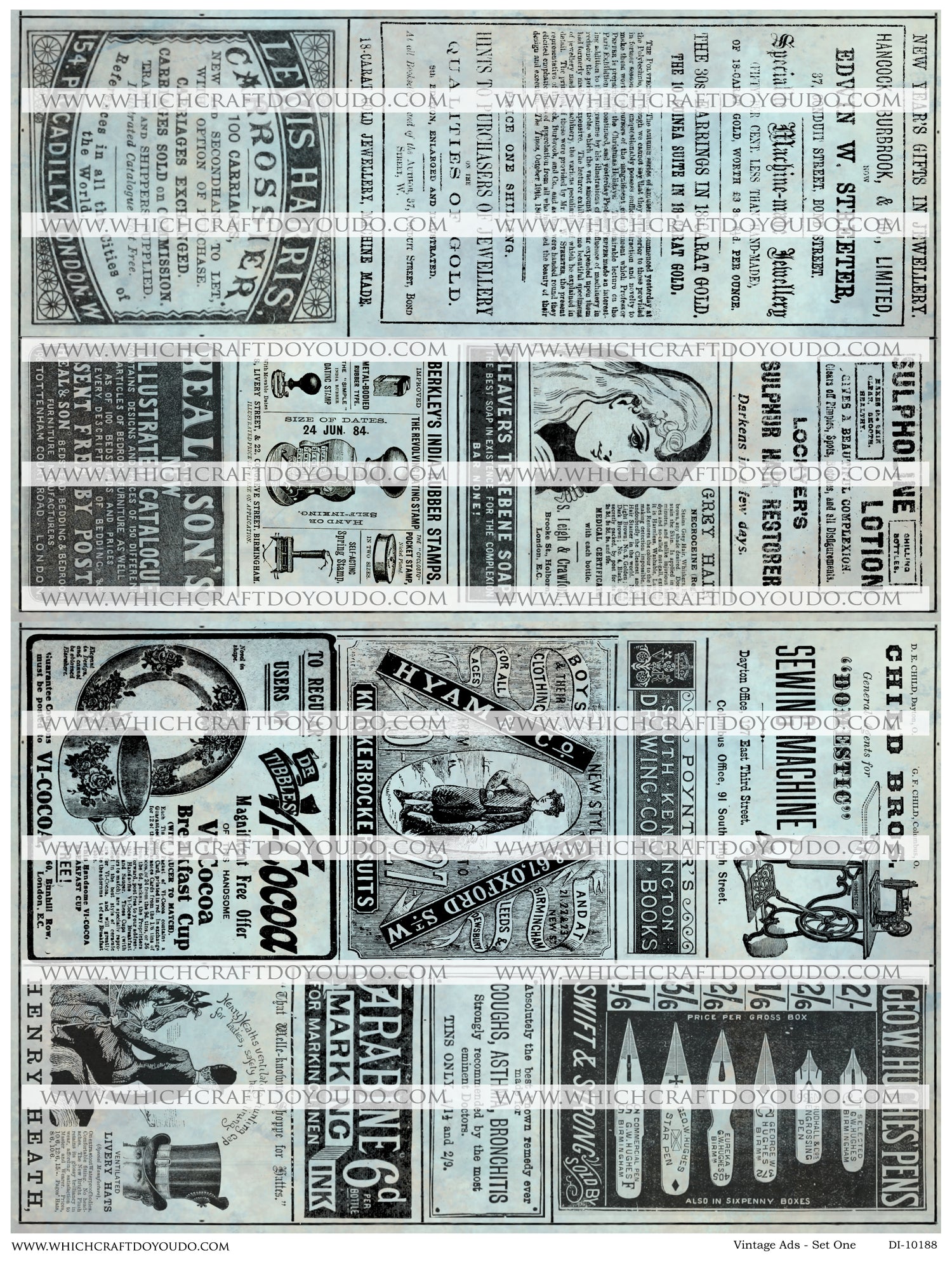 Vintage Ads - Set One - DI-10188 - Digital Download