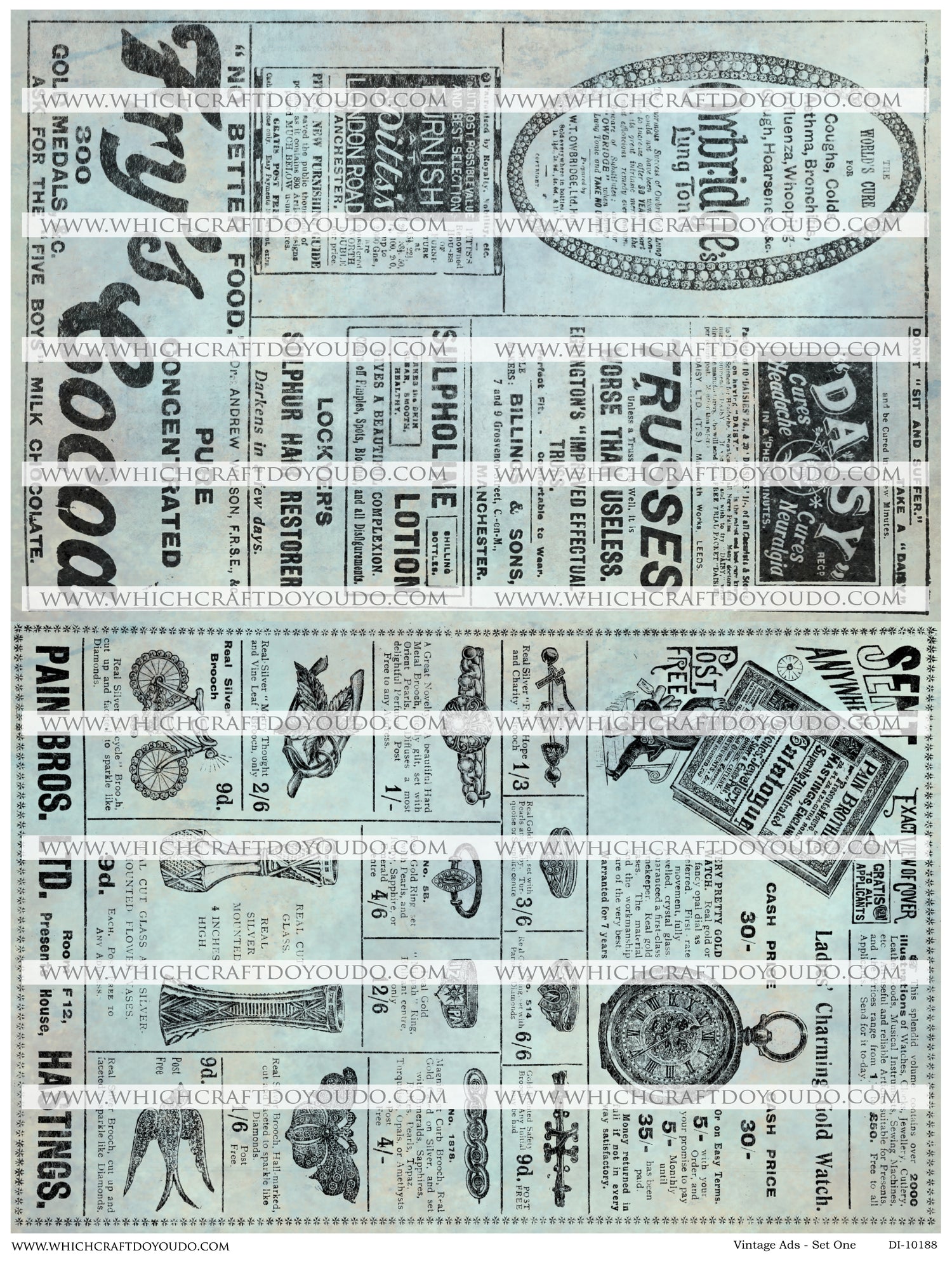 Vintage Ads - Set One - DI-10188 - Digital Download